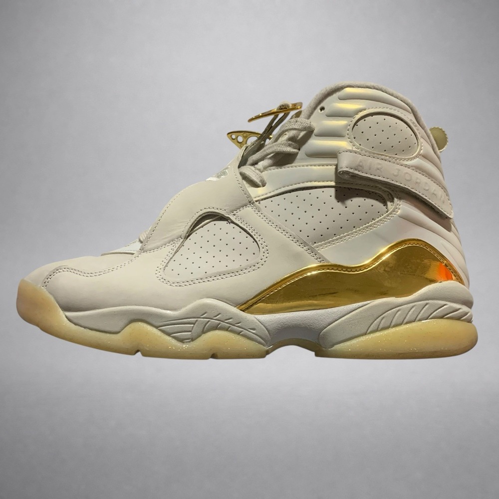 Jordan Air Jordan 7 Retro Men's High Top Sneakers White/Gold 304775-100